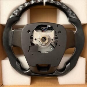 2022+ Toyota Land Cruiser GR-Style Carbon Fiber Steering Wheel — Premium Alcantara