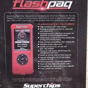 Superchips F5 Flashpaq Performance Tuner — Gas & Diesel