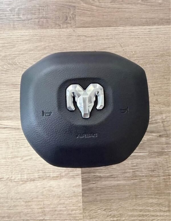 2019–2023 RAM 1500 2500 3500 OEM-Style Steering Wheel – Black Leather / Custom Carbon Fibe