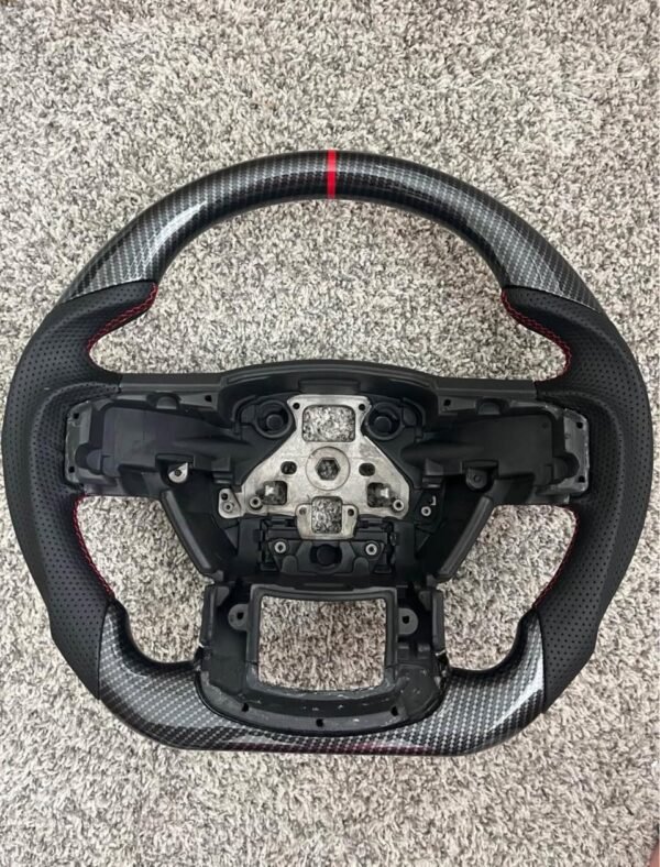 Brand New Carbon Fiber Style Hydro-Dipped Steering Wheel – Ford F-150 / Super Duty