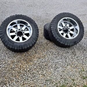 20x12 8x180 Wheels with 35-Inch Kenda Klever Tires