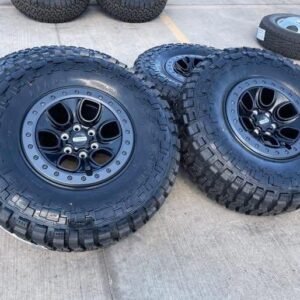 NEW 17” FORD F-150 RAPTOR OEM BEADLOCK WHEELS, SET OF 4-37” TIRES