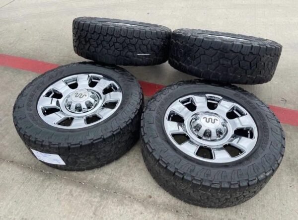 20” Ford F-250 F-350 OEM KING RANCH Chrome Wheels + TOYO Tires – 10295 / 25085 / 10552