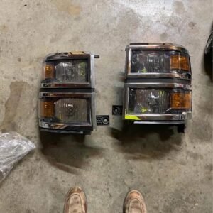 2015 CHEVY SILVERADO 1500 OEM STOCK HEADLIGHTS — FACTORY REPLACEMENT SET