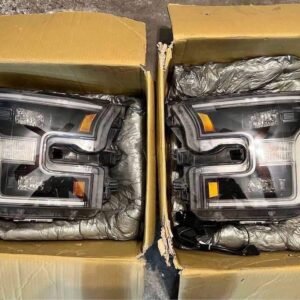 2017–2020 FORD F-150 RAPTOR OEM LED HEADLIGHTS — CLEAN TAKE-OFF SET