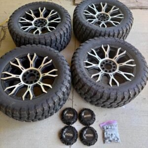 20x10 ULTRA SCORPION WHEELS + 33x12.50 IRONMAN ALL COUNTRY M/T — JEEP GLADIATOR