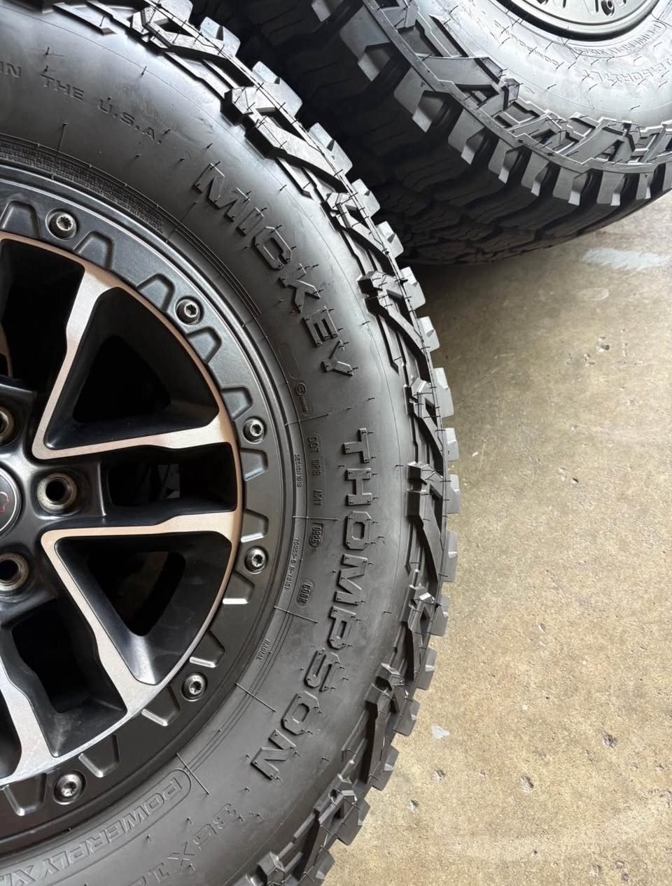 BRAND NEW JEEP WRANGLER RUBICON WHEELS & TIRES — 35” MICKEY THOMPSON BAJA BOSS M/T photo 2 BRAND NEW JEEP WRANGLER RUBICON WHEELS & TIRES, 35” MICKEY THOMPSON BAJA BOSS M/T