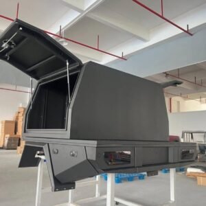 DUAL-CAB ALUMINIUM TRAY & CANOPY PACKAGE, SAHARA BLACK