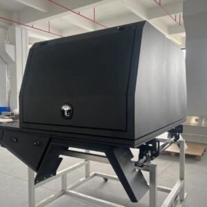 DUAL-CAB ALUMINIUM TRAY & CANOPY PACKAGE, SAHARA BLACK