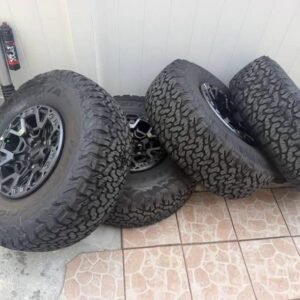 2023–2026 FORD F-150 RAPTOR R OEM 37s WHEELS & TIRES — 4 PIECE SET