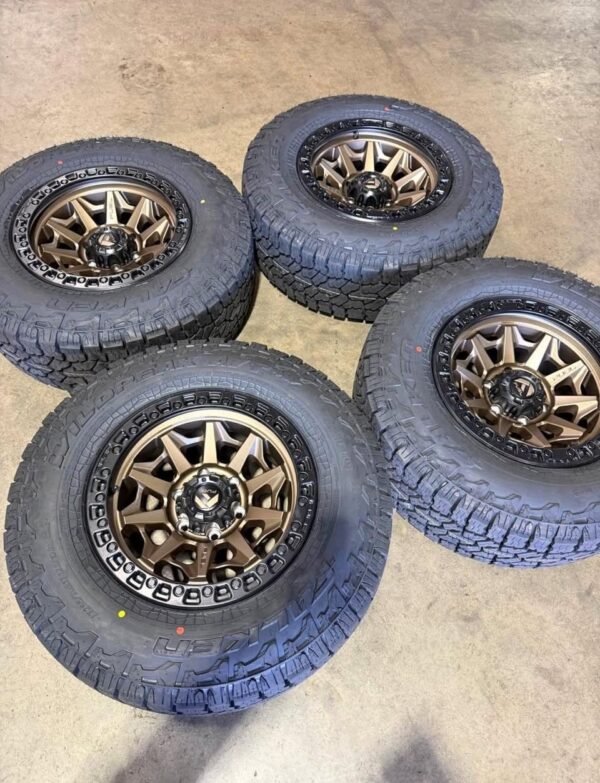 NEW 32-INCH FUEL COVERT BRONZE WHEELS & FALKEN TYRE PACKAGE