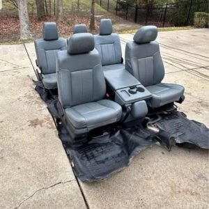 2011-2016 FORD F-250 / F-350 SUPER DUTY COMPLETE SEAT SET + CENTER CONSOLE