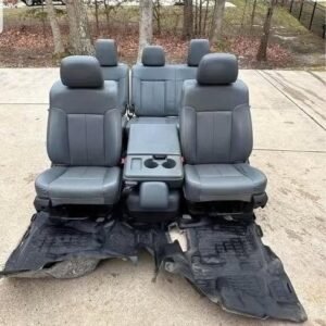 2011-2016 FORD F-250 / F-350 SUPER DUTY COMPLETE SEAT SET + CENTER CONSOLE