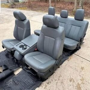 2011-2016 FORD F-250 / F-350 SUPER DUTY COMPLETE SEAT SET + CENTER CONSOLE