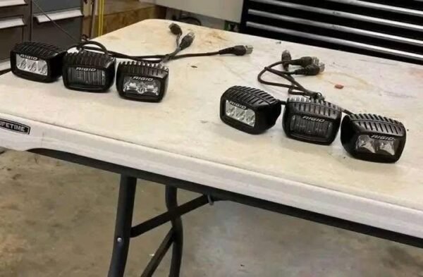 RIGID INDUSTRIES TRIPLE FOG LIGHT KIT WITH SR-M LIGHTS – FORD BRONCO 2021–2025