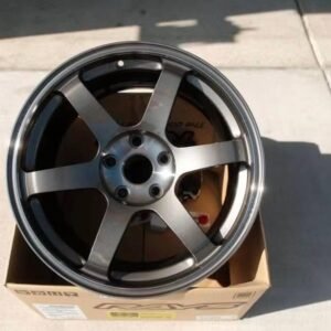 BRAND NEW VOLK TE37 SAGA SL – 18x9.5 +38 5x120 – PRESSED GRAPHITE