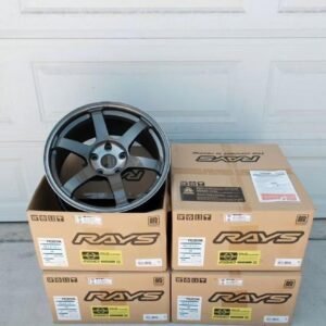 BRAND NEW VOLK TE37 SAGA SL – 18x9.5 +38 5x120 – PRESSED GRAPHITE