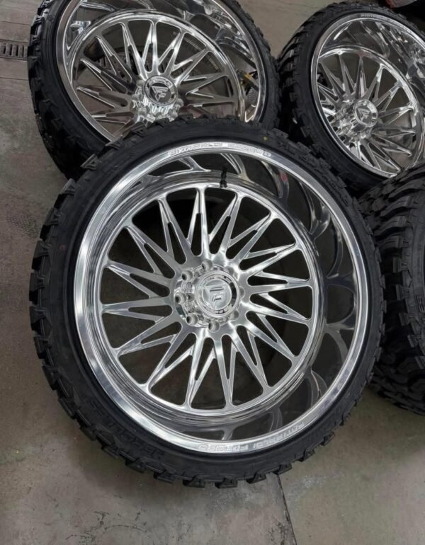 BRAND NEW 26x14 FITTIPALDI FORGED FTF506 + 35x13.50R26 TIRES – 8x170