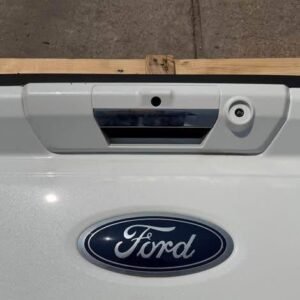 2023–2026 FORD F-250 / F-350 FACTORY TAILGATE – STAR WHITE OEM WITH STEP & CAMERA HOLE