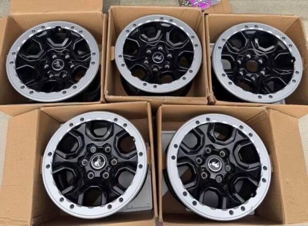 5 OEM FORD BRONCO SASQUATCH WHEELS – 17x8.5 | 6x139.7