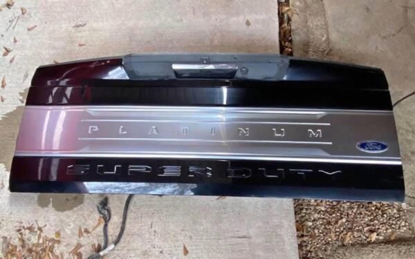 BLACK PLATINUM F-250 TAILGATE WITH BACKUP CAMERA + HARNESS