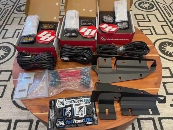 BRAND NEW BAJA DESIGNS TRIPLE FOG LIGHT KIT – 2021+ FORD BRONCO MODULAR BUMPER!