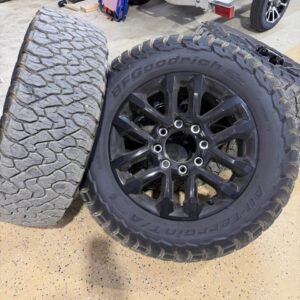 FACTORY TAKE-OFF SET, 4 WHEELS & TIRES