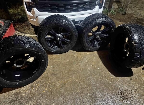 4 New Tires + 4 Wheels