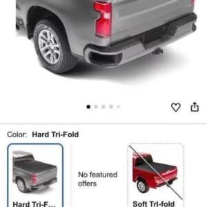 Ford Maverick Hard Tri-Fold Tonneau Cover — 2022–2026
