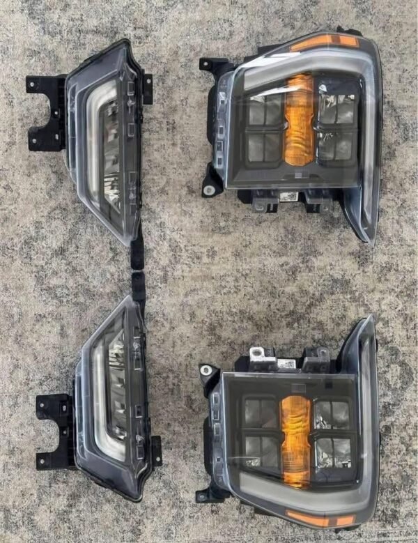2021–2023 Ford F-150 OEM LED Headlights + LED Fog Lights — Complete Set