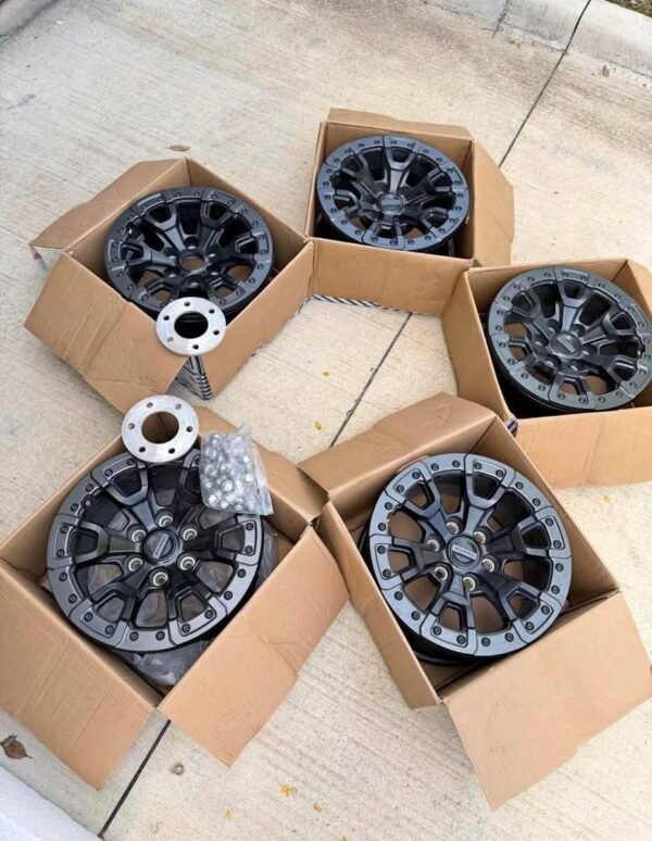 2025 Ford Bronco Raptor OEM Beadlock Wheels — Set of 5