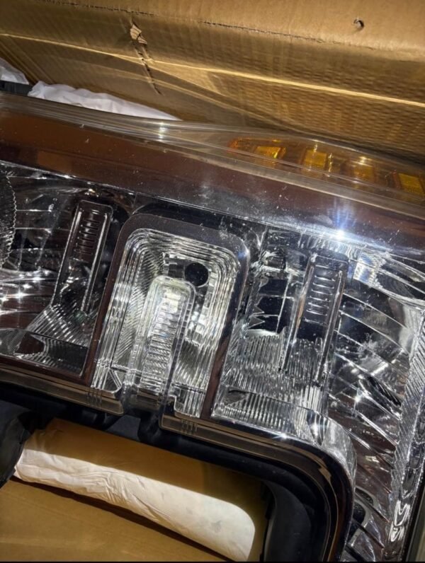 2017–2019 FORD SUPER DUTY HEADLIGHT HOUSINGS — NON-LED / HALOGEN — PAIR