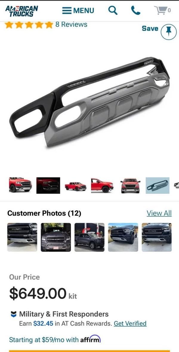 Used RAM Front Bumper Guard with DRL – Fits 2019–2024 RAM Trucks – Complete Wiring Include photo 2 Used RAM Front Bumper Guard with DRL – Fits 2019–2024 RAM Trucks – Complete Wiring Include